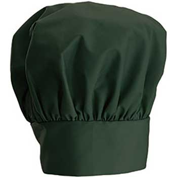 Winco Chef Hat, 13&quot;, Velcro Closure, Green