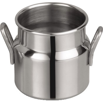 Winco Mini Milk Can, Stainless Steel, 2&quot; Diameter, 2&quot; Height