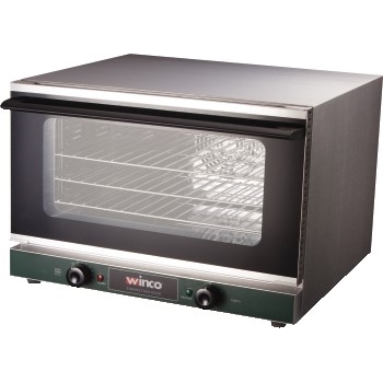 Winco&#174; Half-Size Countertop Convection Oven, 1.5 Cubic Feet, 120V, 1600W