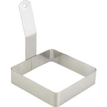 Winco 4&quot; Stainless Steel Egg Ring, Square