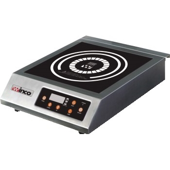 Winco Commercial Electric Induction Cooker, 3200W, 16 1/2? x 13? x 4?