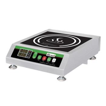 Winco Commercial Electric Induction Cooker with Digital Controls, 14-3/16&quot; W, 120V, 1800W
