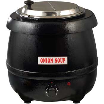 Winco 10 1/2 Quart Electric Soup Warmer