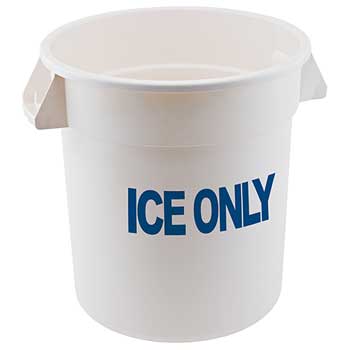Winco&#174; &quot;Ice Only&quot; Storage Container, 10 Gallon