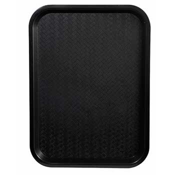 Winco Fast Food Tray, 14&quot; x 18&quot;, Black