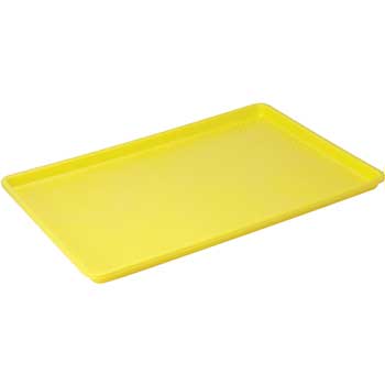 Winco Sheet Tray, Plastic, 18&quot; x 26&quot;, Yellow&quot;