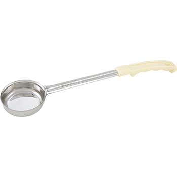 Winco 3oz Perf Food Portioner, One-piece, Ivory, S/S