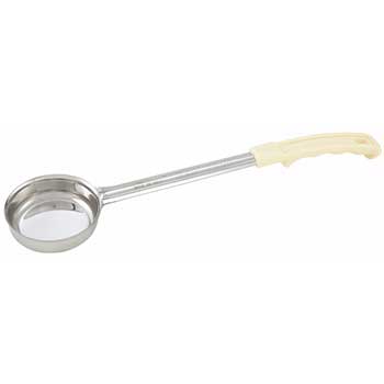 Winco 3oz Solid Food Portioner, One-piece, Ivory, S/S