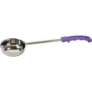 Winco One Piece Solid Food Portioner, 4 oz, Purple, Stainless Steel, Purple