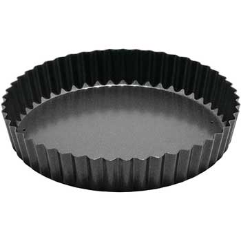 Winco Non Stick Quiche Pan, 8&quot; Dia, Carbon Steel