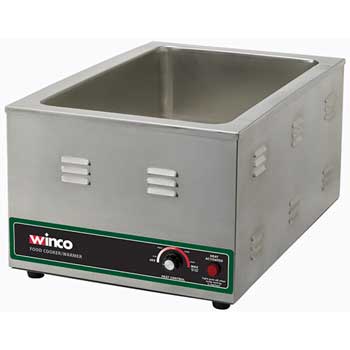 Winco Electric Food Warmer/Cooker, 20&quot; X 12&quot; Opening, 1500w, 120v