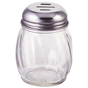 Winco Cheese Shaker, 6 oz, Slotted Top, Dozen