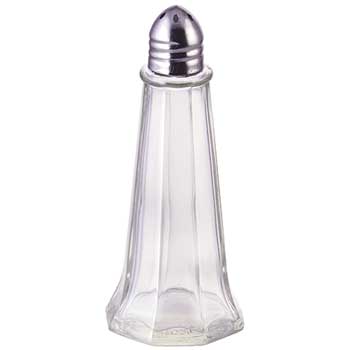 Winco Tower Shaker, 1 oz, Chrome Top, Dozen