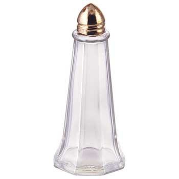 Winco Tower Shaker, 1oz, Brass Top, Dozen