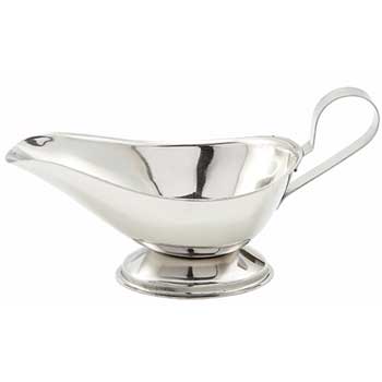 Winco Gravy Boat, 50 oz, Stainless Steel