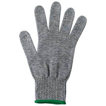 Winco Anti-Microbial Cut Resistant Gloves, Gray, Medium