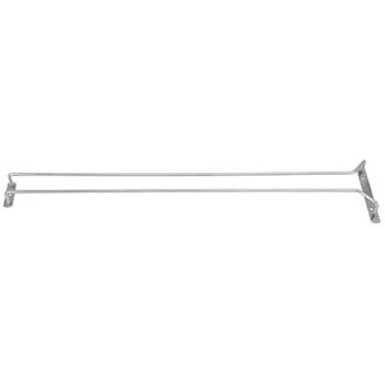 Winco Wire Glass Hanger, Single Channel, 24&quot;, Chrome Plated