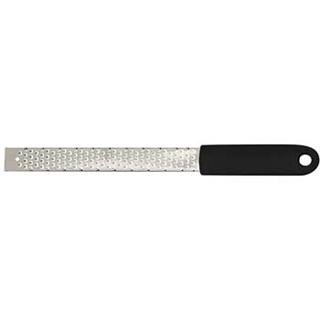 Winco Stainless Steel Grater with Soft Grip Handle, Zester