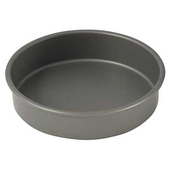 Winco 8&quot; Round Cake Pan, Anodized Aluminum, 2&quot;H