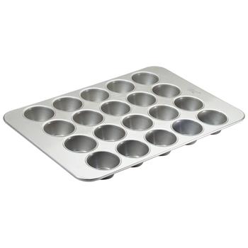 Winco Glazed Steel Muffin Pan, 8.2 oz, 17-7/8? x 25-7/8?, Aluminized Steel
