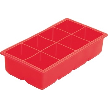 Winco Silicone Ice Cube Tray with 8 Compartments