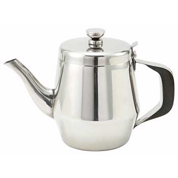 Winco 32 oz. Stainless Steel Teapot, Gooseneck