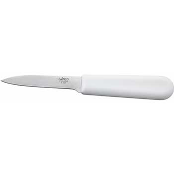 Winco Paring Knife with White Handle