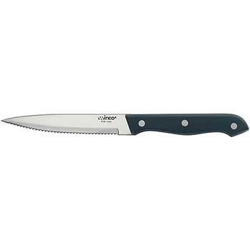 Winco Steak Knives, 5&quot; Blade, Pointed Tip, POM Handle