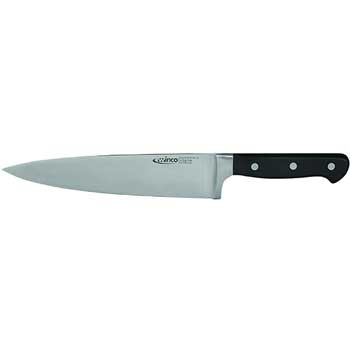 Winco 8&quot; Chef Knife, Triple Riveted, Full Tang Forged Blade