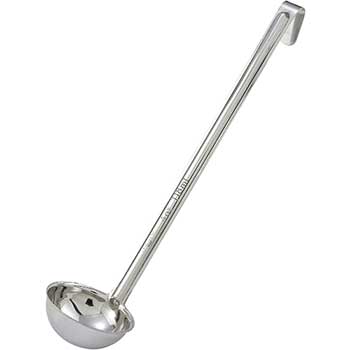 Winco Prime 4 oz. Ladle, Stainless Steel, One-Piece