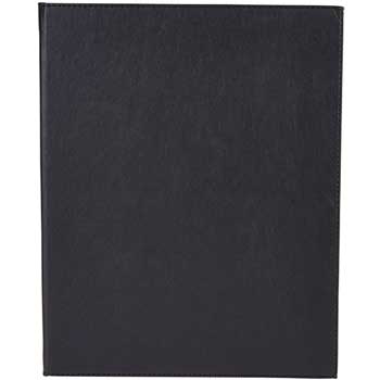 Winco Two-Views Menu Cover for 8 1/2&quot; x 11&quot; Inserts, Black