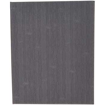 Winco Two-Views Menu Cover for 8 1/2&quot; x 11&quot; Inserts, Grey