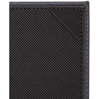 Winco Single-View Menu Cover for 8 1/2&quot; x 11&quot; Inserts, Black