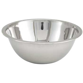 Winco 3/4qt Mixing Bowl, Economy, S/S