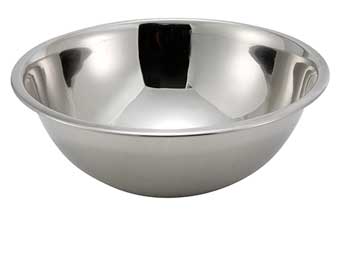 Winco&#174; 8 Quart Stainless Steel Standard Mixing Bowl