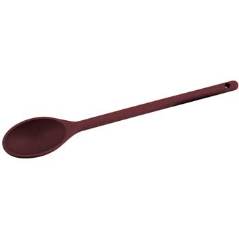 Winco Solid Spoon, 12&quot;, Nylon, Red