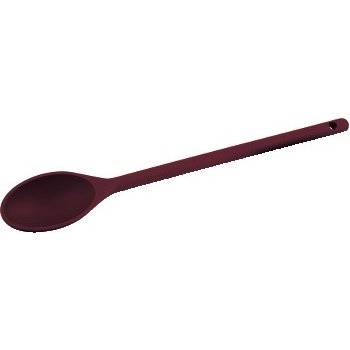 Winco Solid Spoon, 15&quot;, Nylon, Red