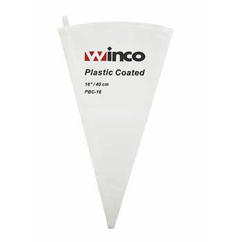 Winco&#174; 16&quot; Pastry Bag, Cotton w/Plastic Coating