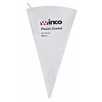 Winco&#174; 21&quot; Pastry Bag, Cotton w/Plastic Coating