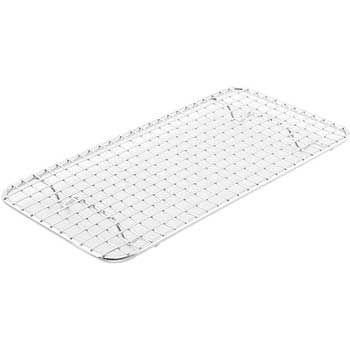 Winco Pan Grate for Third-size Steam Pan, 5&quot; x 10-1/2&quot;, Chrome Plated&quot;