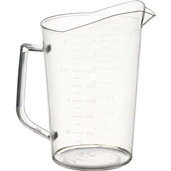 Winco Measuring Cup, 2 qt, Polycarbonate, Clear