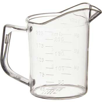 Winco 1 Cup Measuring Cup, Clear