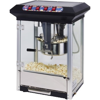 Winco Popcorn Popper, 8 oz., Stainless Steel