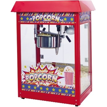 Winco Popcorn Popper, 8 oz., Teflon