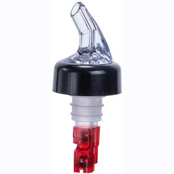 Winco&#174; 1 oz Measured Pourer, Red Tail