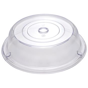 Winco Plate Cover, Polycarbonate, Round, 10&quot; Dia, Clear