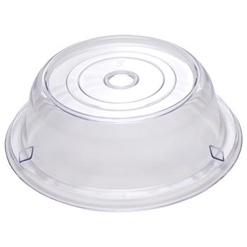 Winco Plate Cover, Polycarbonate, Round, 8&quot; Dia, Clear