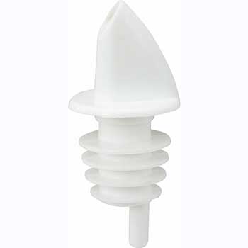 Winco Free Flow Pourers, White, Dozen