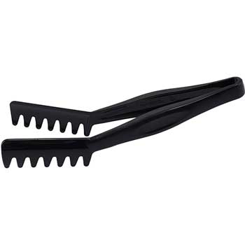 Winco Spaghetti Tongs, 11&quot;, Polycarbonate, Black