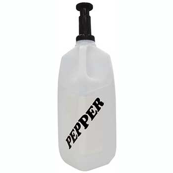 Winco Plastic Pepper Refiller, 1/2 Gallon